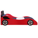 Colen Car Bed (Twin), Red Finish Acme