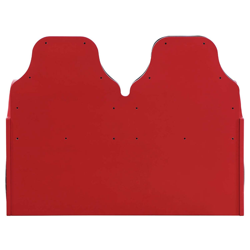 Colen Car Bed (Twin), Red Finish Acme