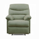 Arcadia Motion Recliner, Sage Microfiber