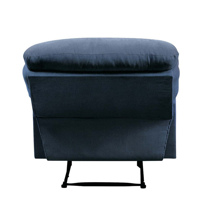 Arcadia Motion Recliner, Blue Woven Fabric Acme