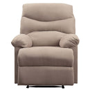 Arcadia Motion Recliner, Beige Woven Fabric Acme