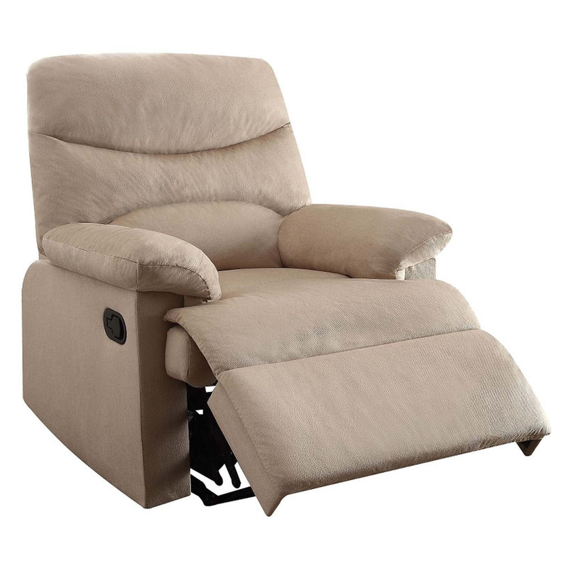 Arcadia Motion Recliner, Beige Woven Fabric Acme