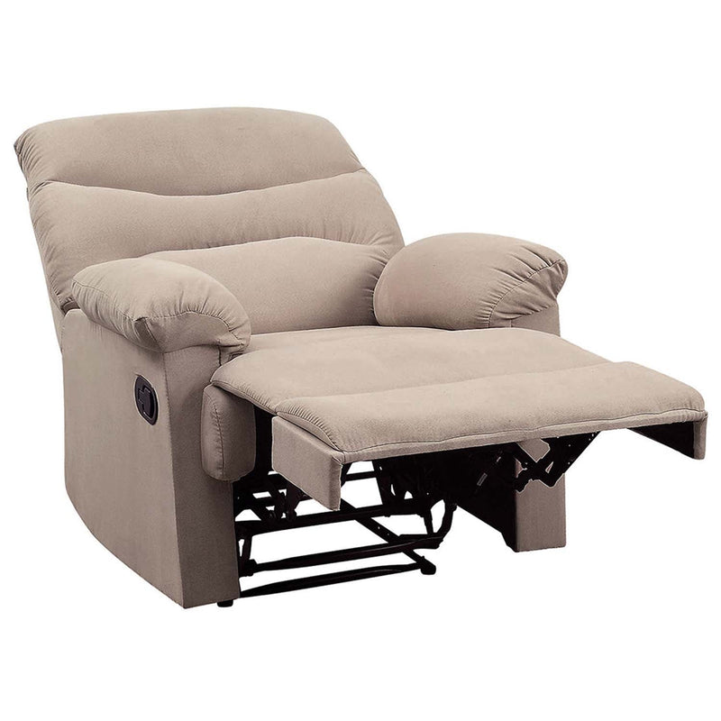 Arcadia Motion Recliner, Beige Woven Fabric Acme