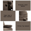 Arcadia Motion Recliner, Light Brown Woven Fabric Acme