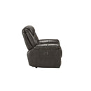 Imogen Power Motion Recliner w/USB, Gray Leather-Aire Acme