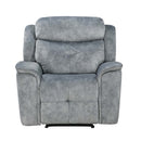 Mariana Motion Recliner, Silver Gray Fabric Acme