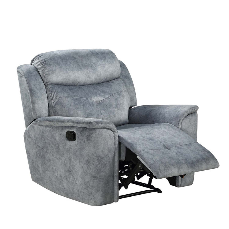 Mariana Motion Recliner, Silver Gray Fabric Acme