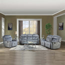 Mariana Motion Recliner, Silver Gray Fabric Acme