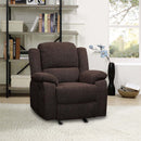 Madden Motion Glider Recliner, Brown Chenille Acme