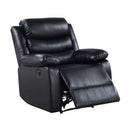Eilbra Power Motion Recliner, Black Faux Leather Acme