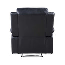 Eilbra Power Motion Recliner, Black Faux Leather Acme