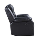 Eilbra Power Motion Recliner, Black Faux Leather Acme