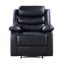 Eilbra Power Motion Recliner, Black Faux Leather Acme