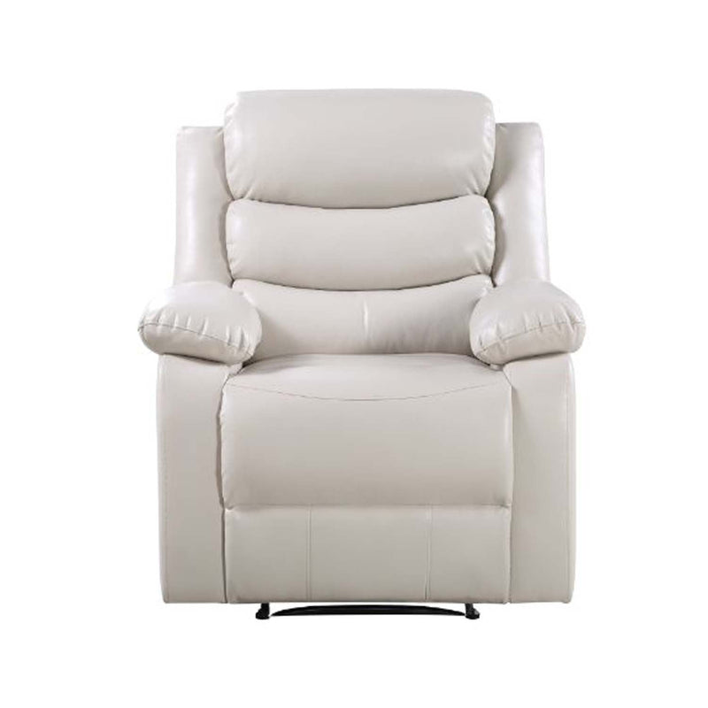 Eilbra Power Motion Recliner, Beige Faux Leather Acme
