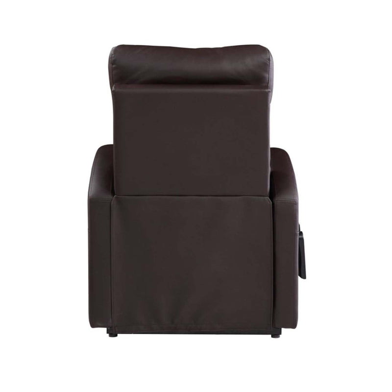 Ricardo Power Motion Recliner w/Lift, Brown Faux Leather Acme