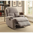 Rosia Motion Recliner, Gray Linen Acme