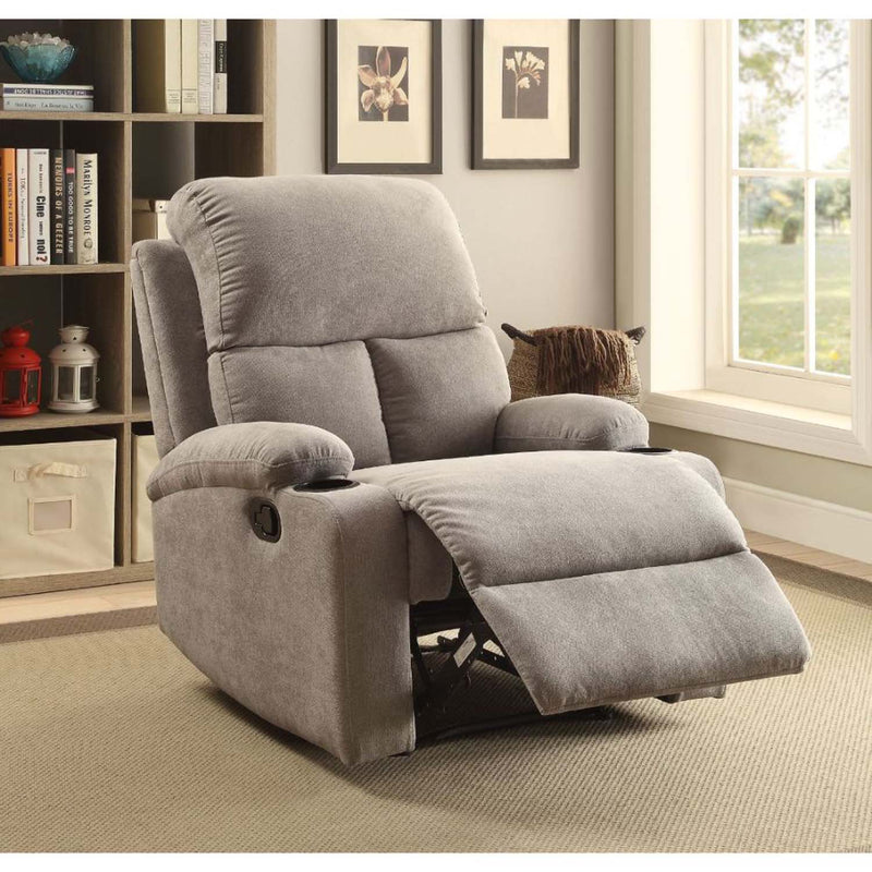 Rosia Motion Recliner, Gray Linen Acme
