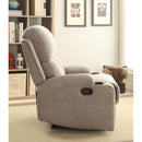 Rosia Motion Recliner, Gray Linen Acme