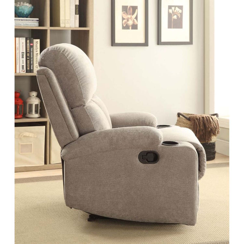 Rosia Motion Recliner, Gray Linen Acme