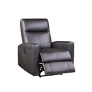 Blane Power Motion Recliner, Brown Top Grain Leather Match Acme