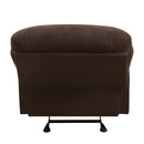 Arcadia Motion Recliner, Chocolate Microfiber Acme
