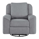 Destiny Glider Recliner w/Swivel, Gray Linen Acme