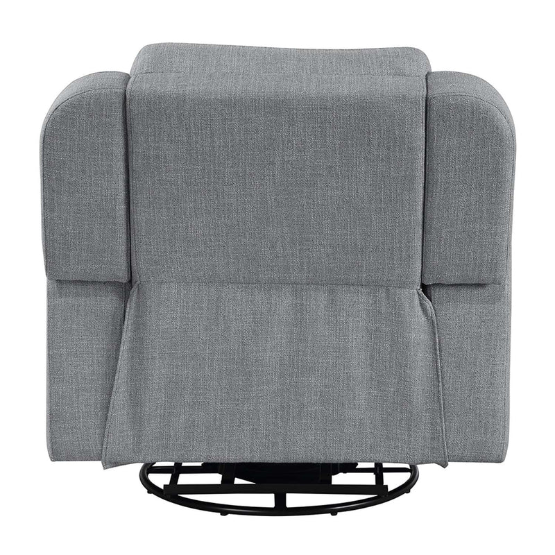 Destiny Glider Recliner w/Swivel, Gray Linen Acme
