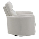 Sagen Glider Recliner w/Swivel, Beige Boucle Acme