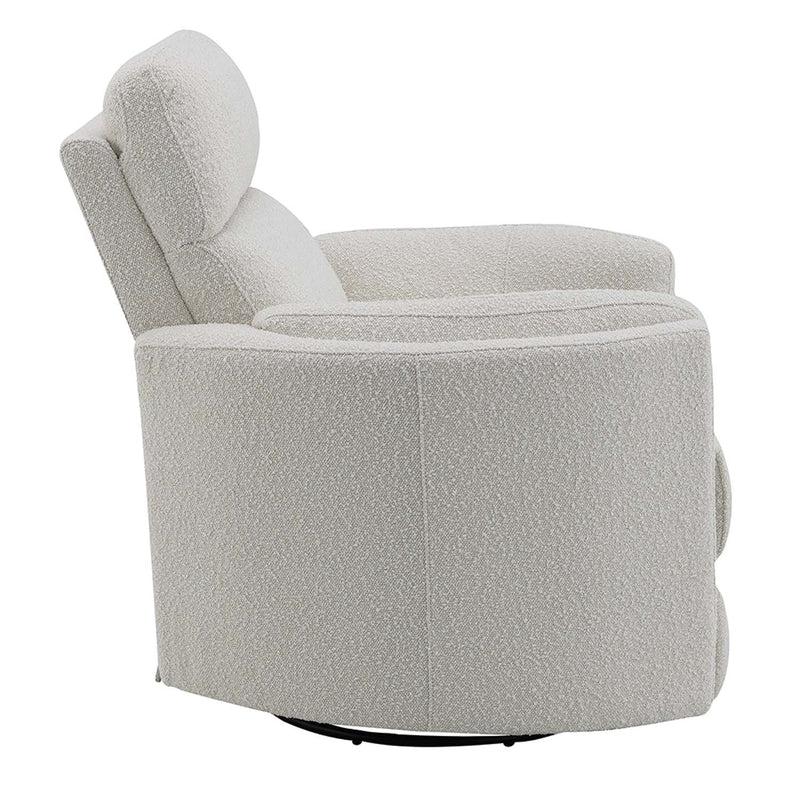 Sagen Glider Recliner w/Swivel, Beige Boucle Acme