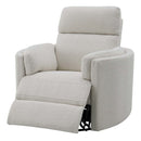Sagen Glider Recliner w/Swivel, Beige Boucle Acme