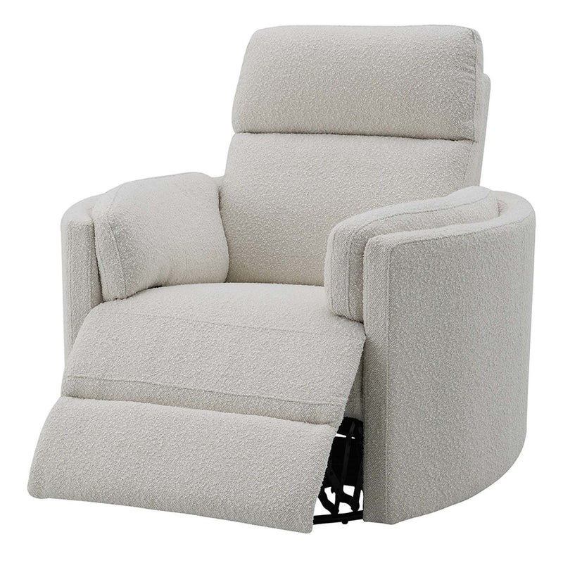 Sagen Glider Recliner w/Swivel, Beige Boucle Acme