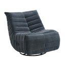 Talmon Recliner w/Swivel, Shadow Chenille Acme