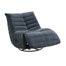 Talmon Recliner w/Swivel, Shadow Chenille Acme