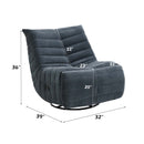 Talmon Recliner w/Swivel, Shadow Chenille Acme