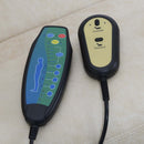 Nairi Power Recliner w/Lift & Heating & Massage, Ivory Leather Aire Acme