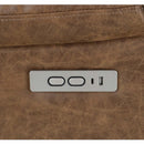 Omarion Power Recliner w/Lift & Heating & Massage, Brown Leather Aire Acme