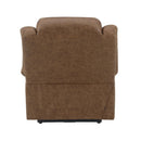 Omarion Power Recliner w/Lift & Heating & Massage, Brown Leather Aire Acme