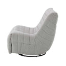 Talmon Recliner w/Swivel, Oyster Chenille Acme