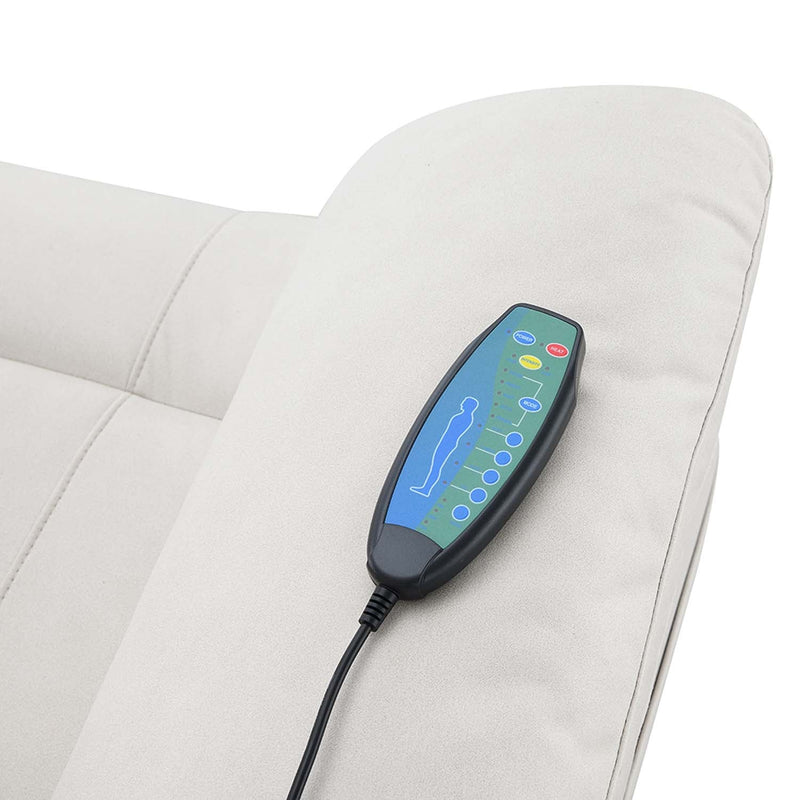Chriki Power Recliner w/Lift & Heating & Massage, Beige Fabric Acme