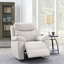Chriki Power Recliner w/Lift & Heating & Massage, Beige Fabric Acme
