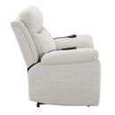Chriki Power Recliner w/Lift & Heating & Massage, Beige Fabric Acme