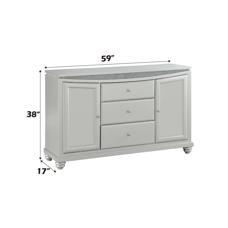 Maverick 59" Server, Platinum Finish Acme