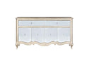 Esteban 68" Server, Mirrored & Antique Champagne Finish Acme