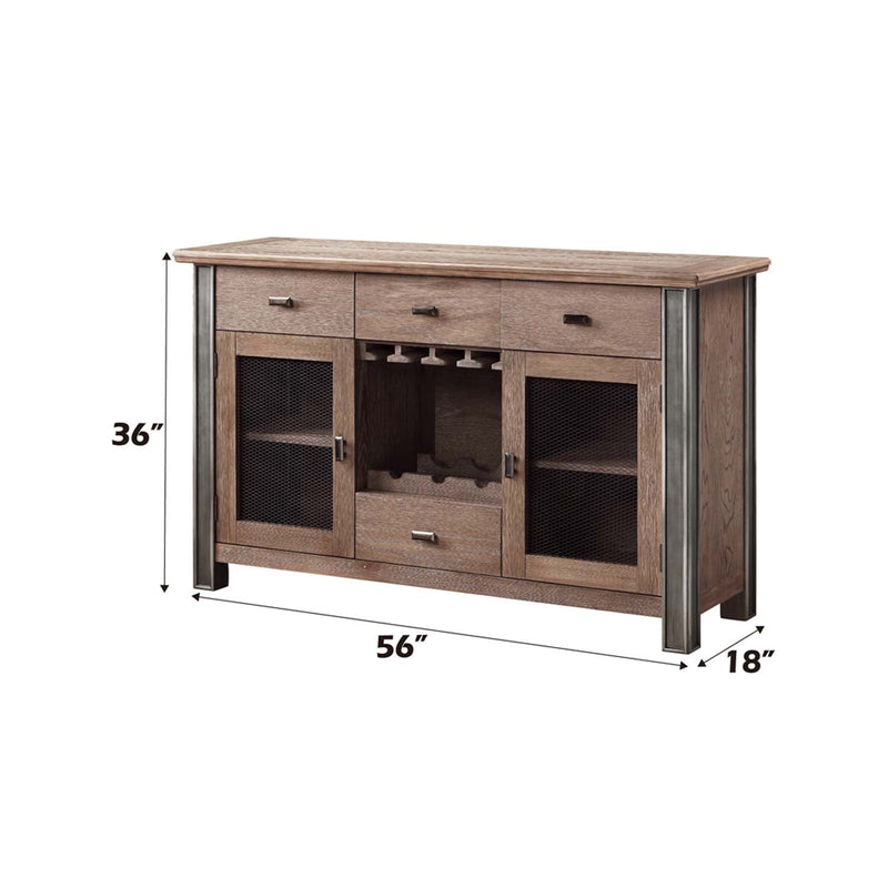 Nathaniel 56" Server, Maple Finish Acme