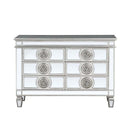 Varian 49" Server, Mirrored & Antique Platinum Finish Acme