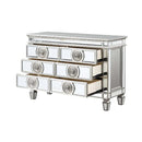 Varian 49" Server, Mirrored & Antique Platinum Finish Acme