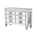 Varian 49" Server, Mirrored & Antique Platinum Finish Acme