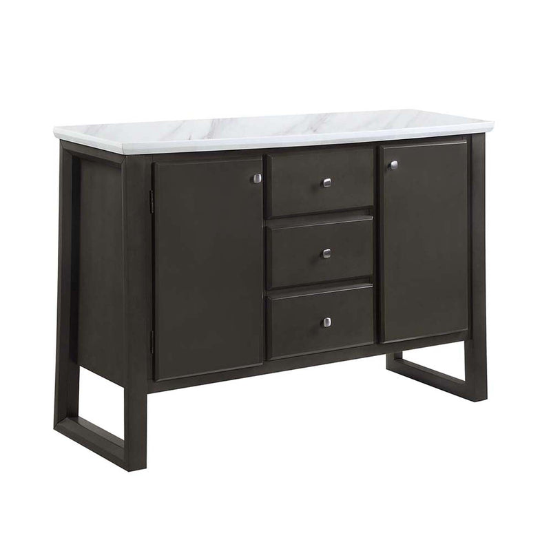 Madan 54" Server, Gray Oak Finish Acme