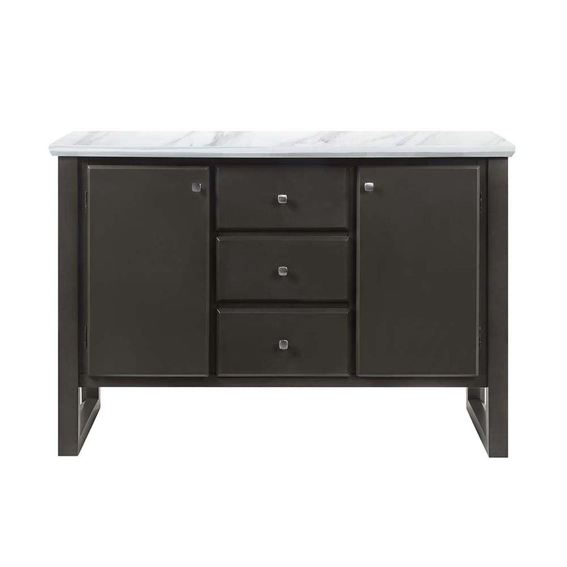 Madan 54" Server, Gray Oak Finish Acme