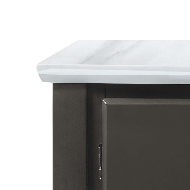 Madan 54" Server, Gray Oak Finish Acme